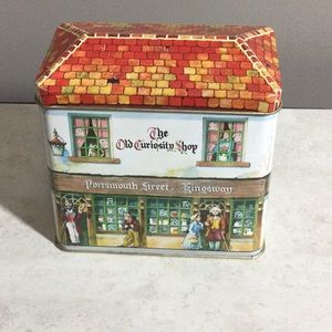 Vintage The Old Curiosity Shop metal tin